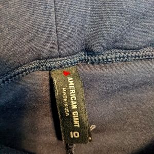 Navy Pont Flare American Giant Leggings